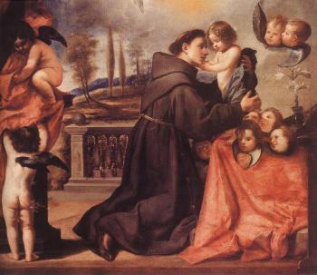 安東尼奧 德 珮雷達 St Anthony of Padua with Christ Child 安東尼奧 德 珮雷達 St Anthony of Padua with Christ Child